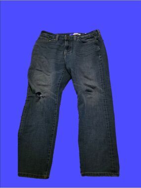 4/$25 Deal! Denver Hayes Straight Leg Jeans with Knee Rip